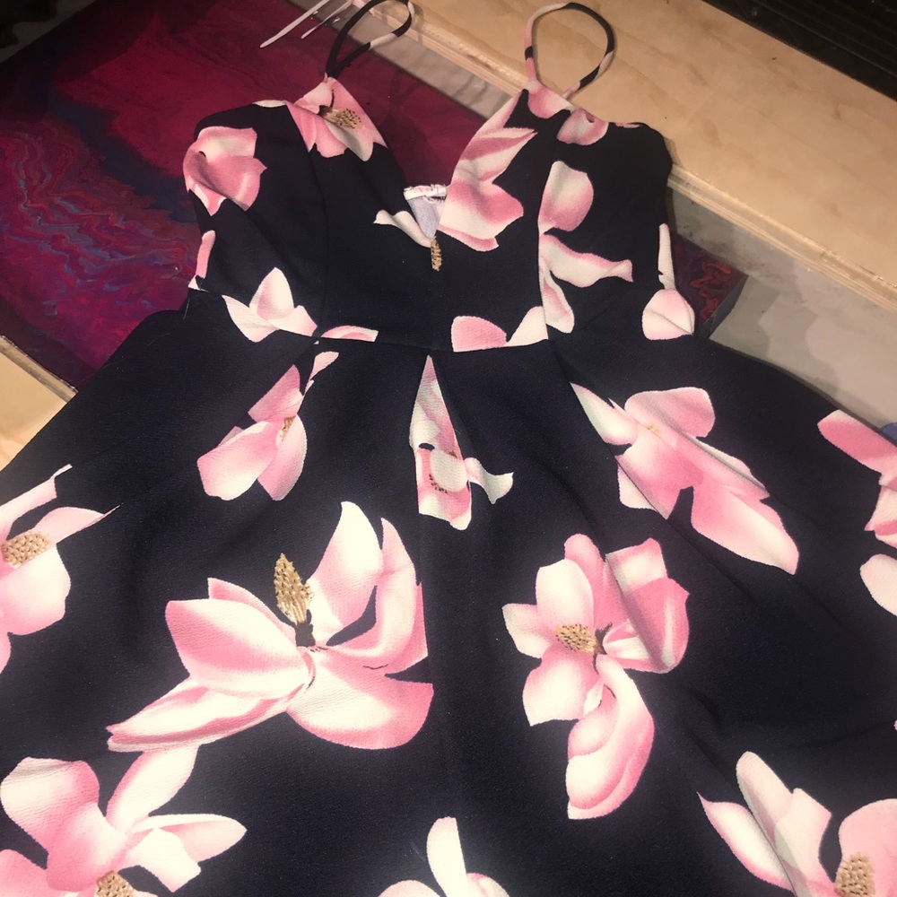 Flower skater dress- very comfy and flattering